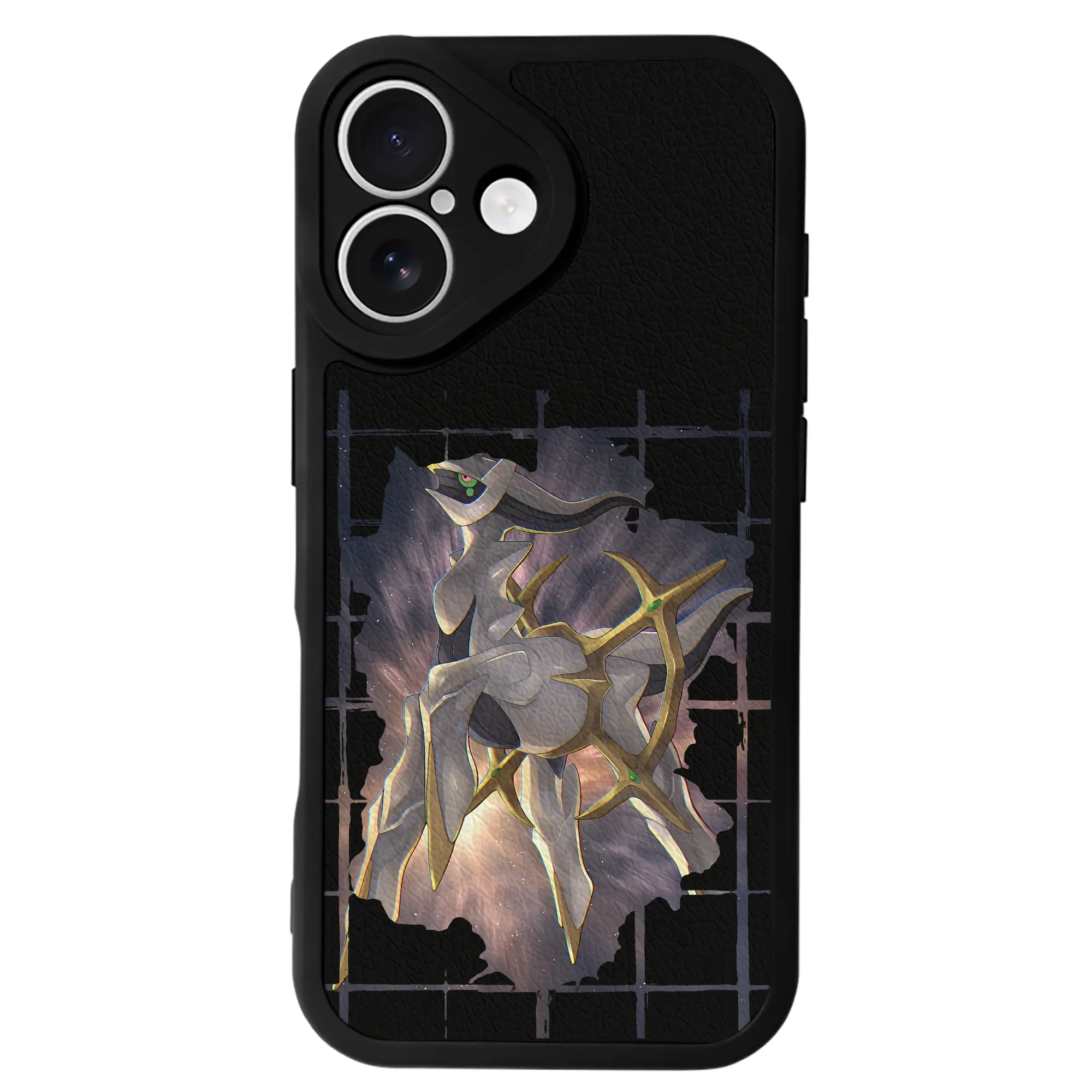 ポケモン グッズ,アルセウス - IPhone 16シリーズ対応 ・ シリコンスマホケース ・ レザー調 ・ 高精度フィット ・ 耐衝撃 ・ ワイヤレス充電対応 ・ 精密カット